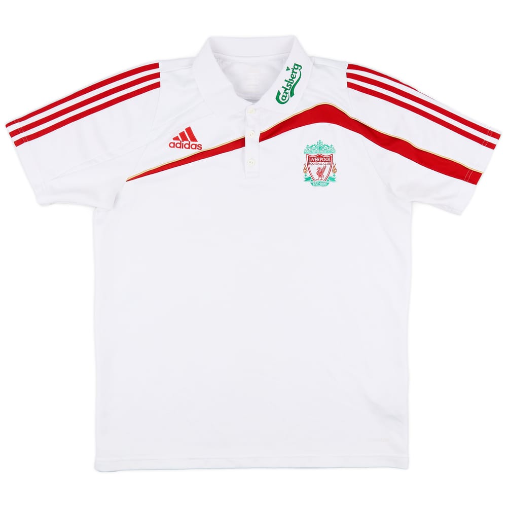 2009-10 Liverpool adidas Polo Shirt - 9/10 - (L)