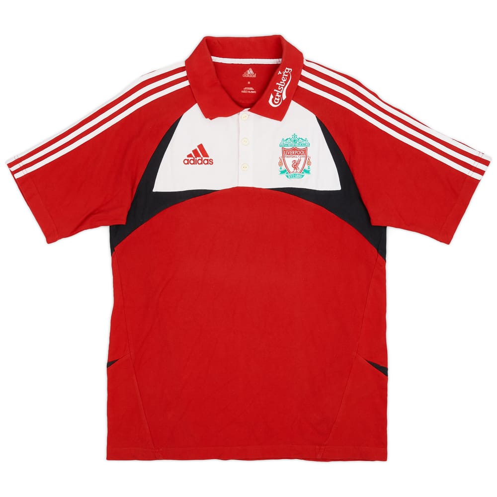 2007-08 Liverpool adidas Polo Shirt - 8/10 - (M)