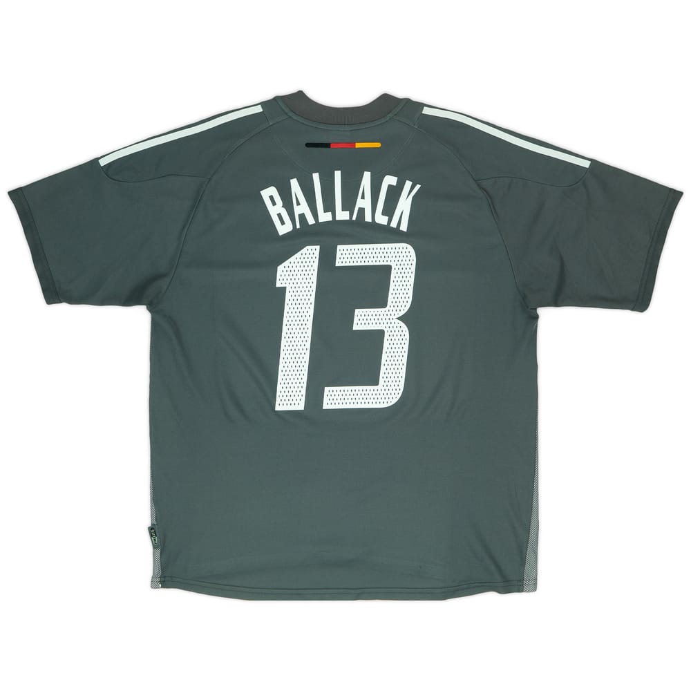 2002-04 Germany Away Shirt Ballack #13 - 7/10 - (XL)