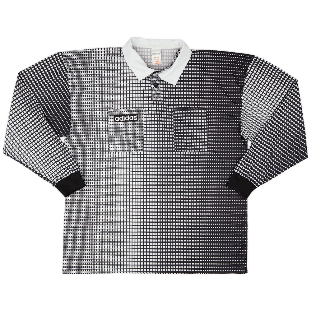 1990s adidas Referee Template L/S Shirt - 9/10 - (XL)