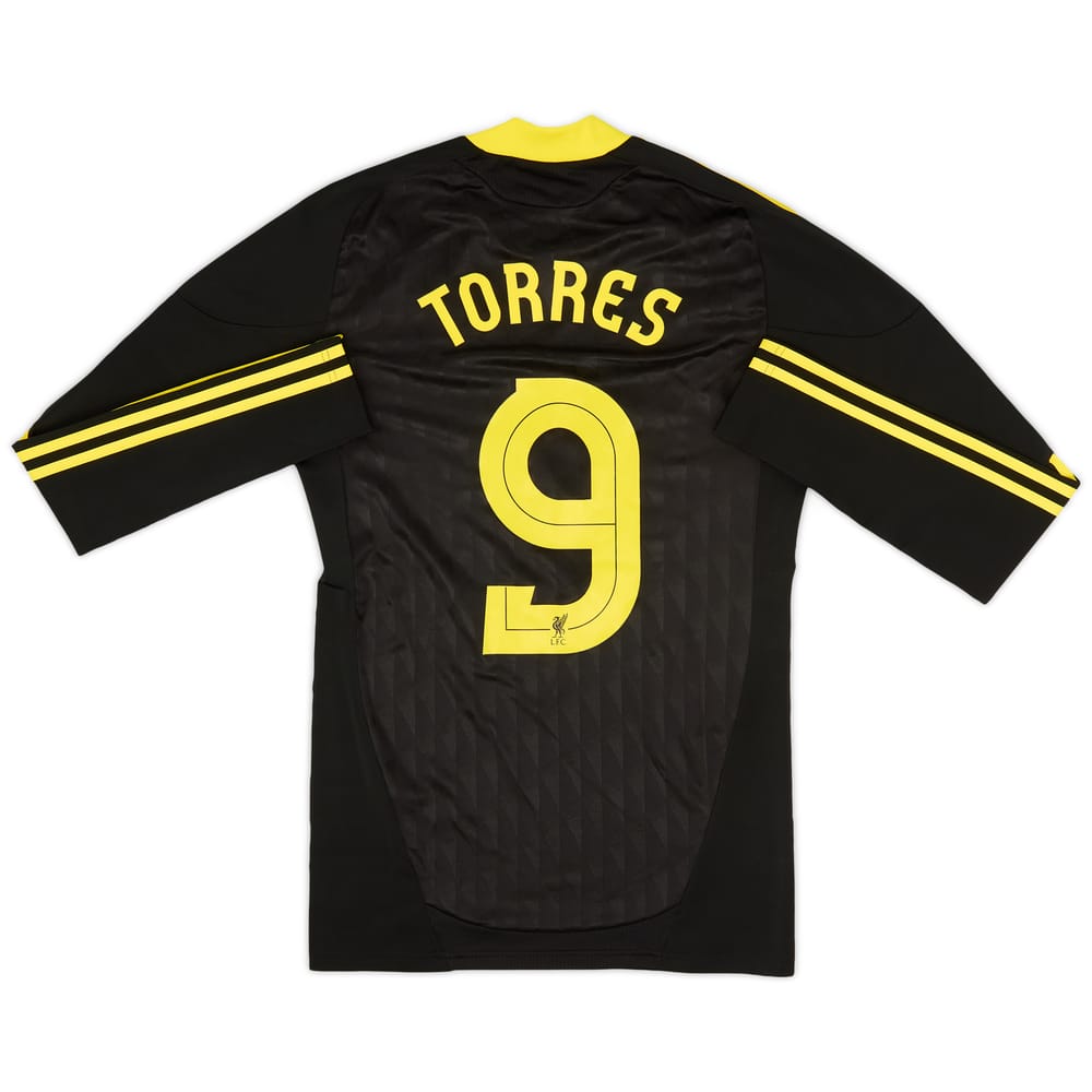 2010-11 Liverpool Player Issue TechFit Third L/S Shirt Torres #9 - 7/10 - (L)