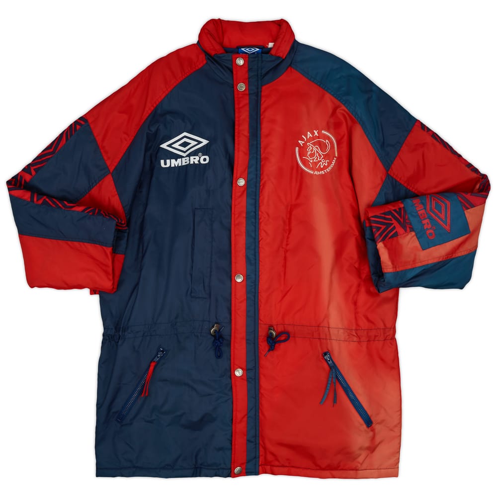 1996-97 Ajax Umbro Padded Bench Coat - 6/10 - (XL)