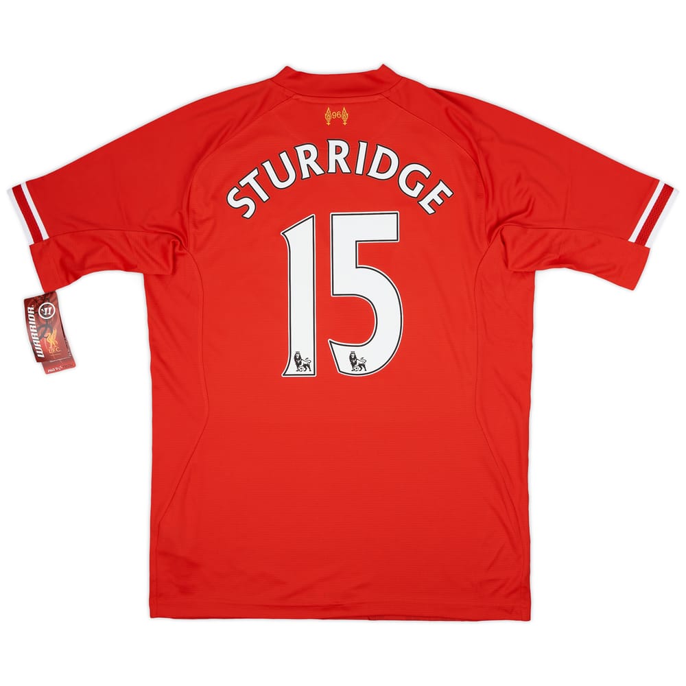 2013-14 Liverpool Home Shirt Sturridge #15 (L)