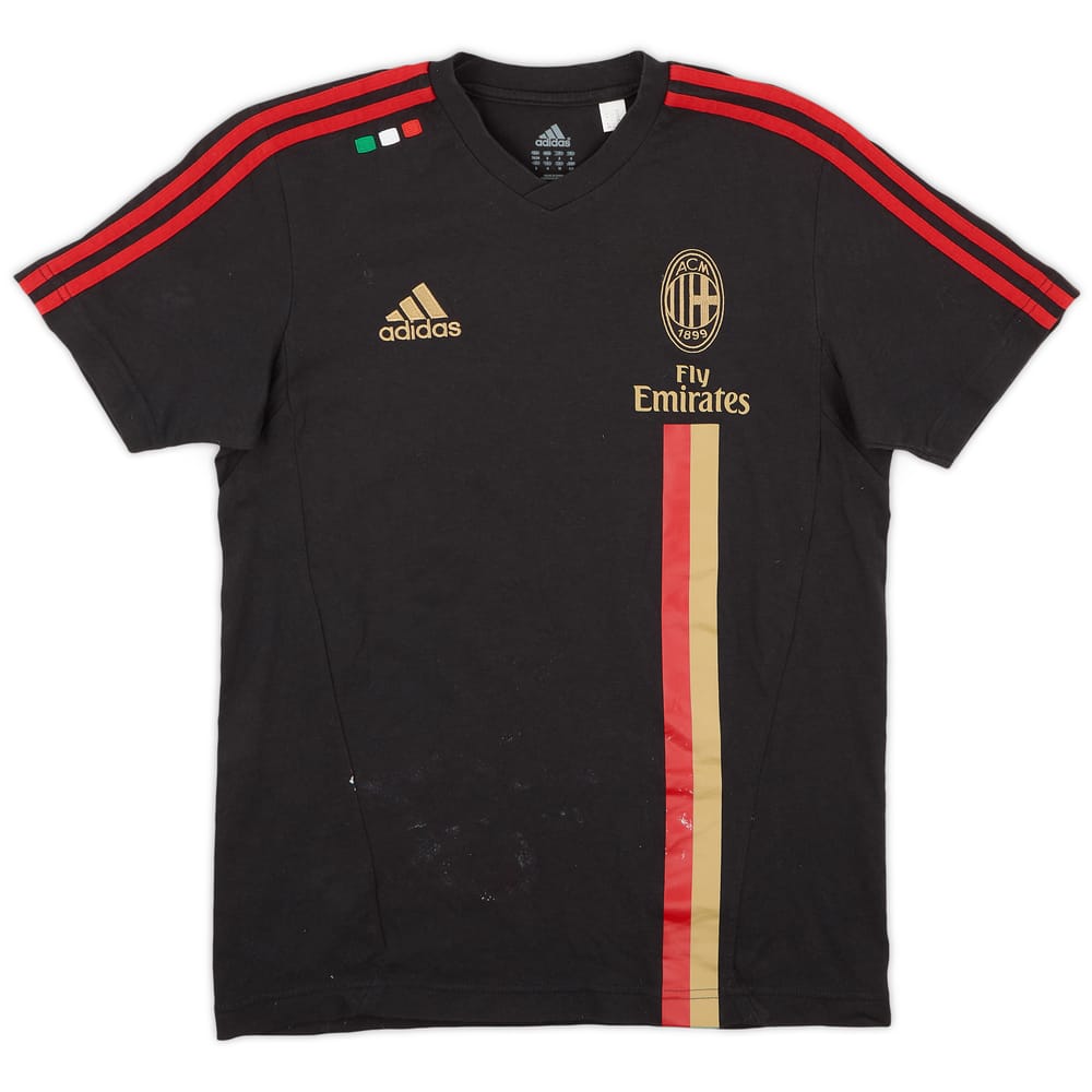 2011-12 AC Milan adidas Cotton Tee - 5/10 - (S)