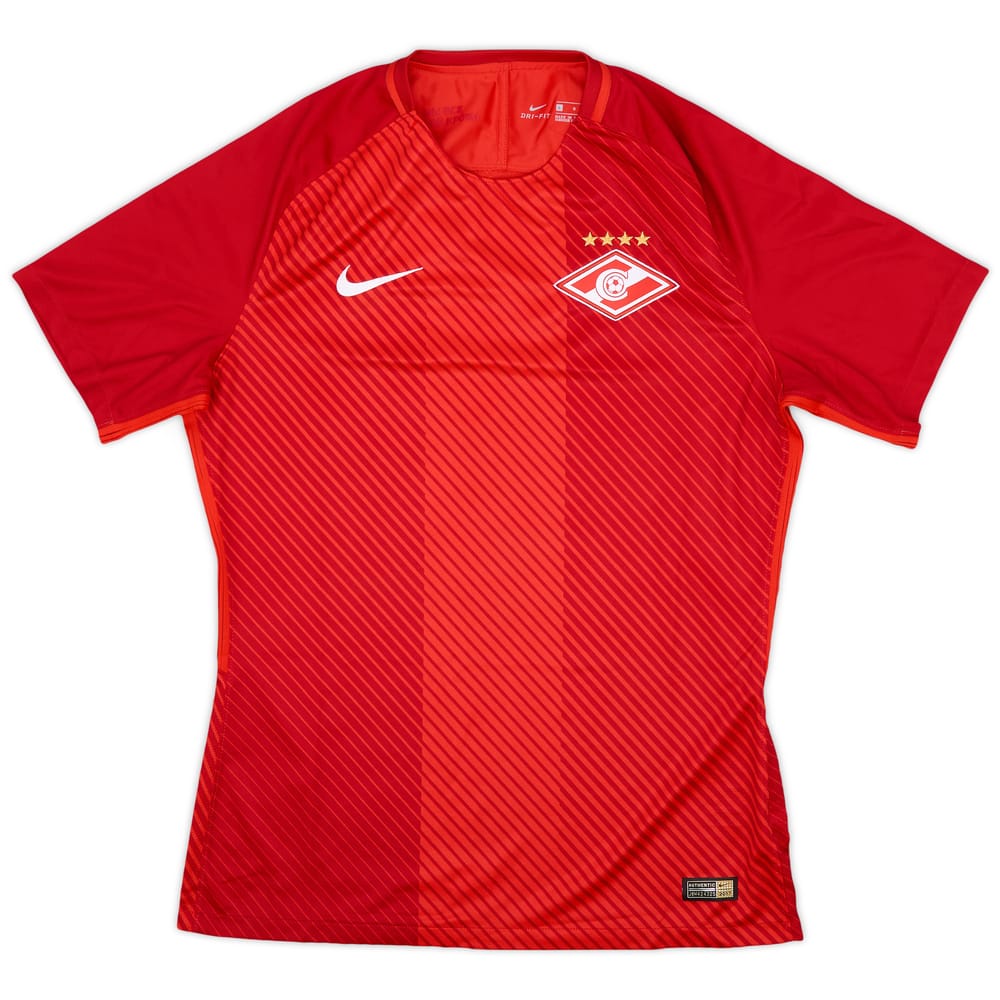 2017-18 Spartak Moscow Player Issue Home Shirt - 9/10 - (L)