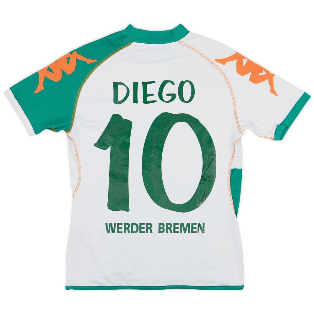 2006-07 Werder Bremen Home Shirt Diego #10 - 5/10 - (XL.Boys)