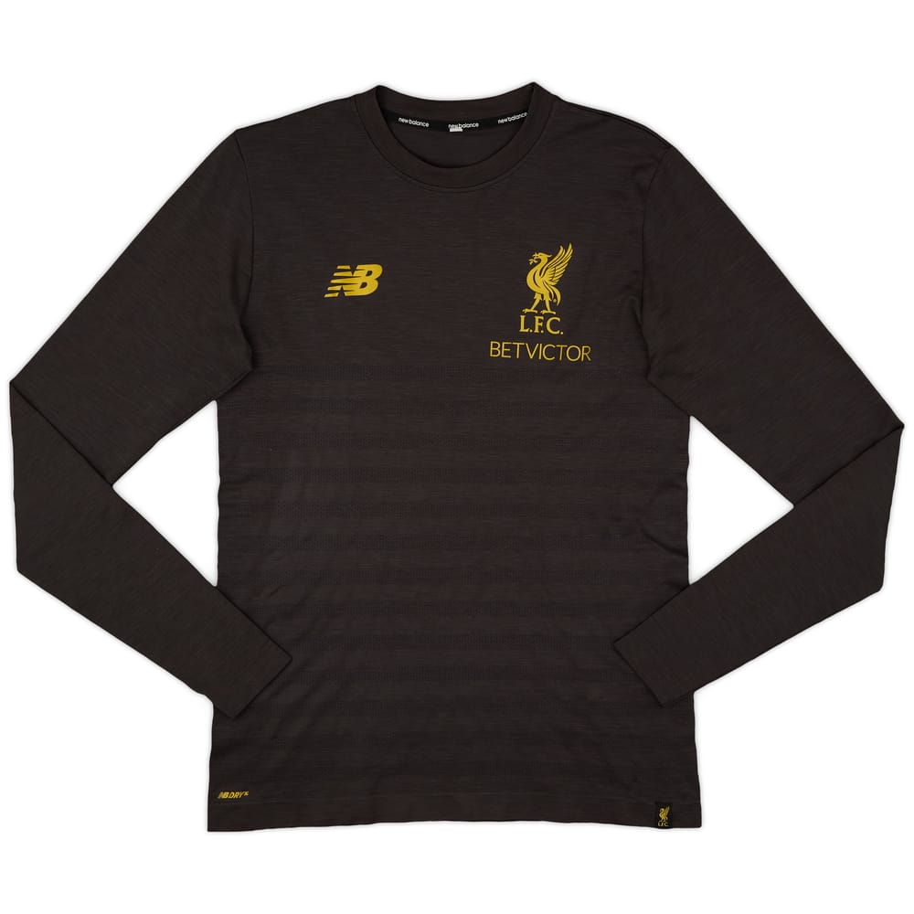 2016-17 Liverpool New Balance Training L/S Shirt - 8/10 - (M)