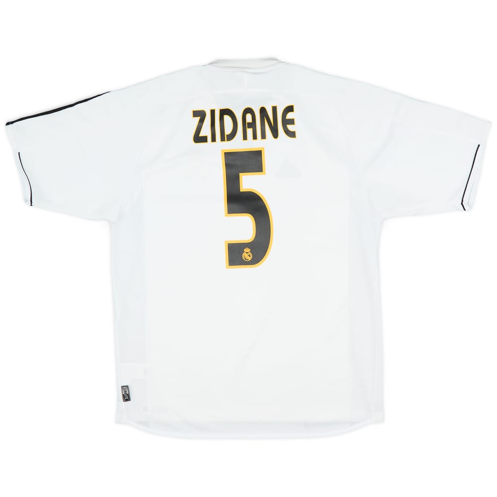 2003-04 Real Madrid Home Shirt Zidane #5 - 5/10 - (M)