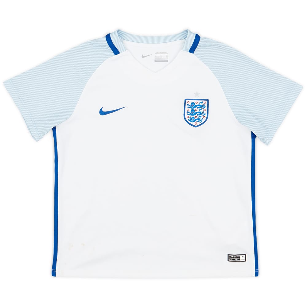 2016-17 England Home Shirt - 6/10 - (7-8 Years)