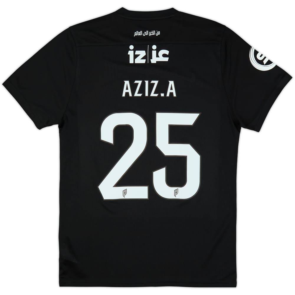 2024-25 Al Qadsiah GK Home Shirt Aziz A. #25 - As New - (L)