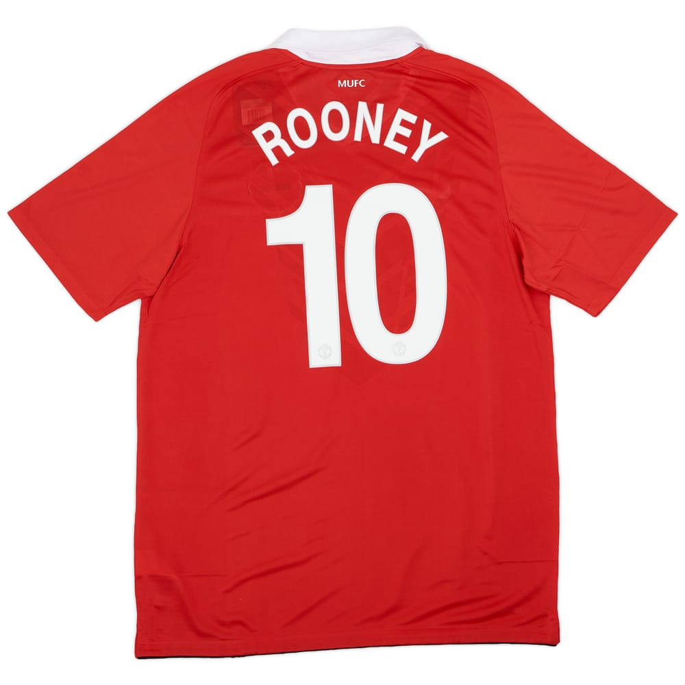 2010-11 Manchester United Home Shirt Rooney #10 (XL)
