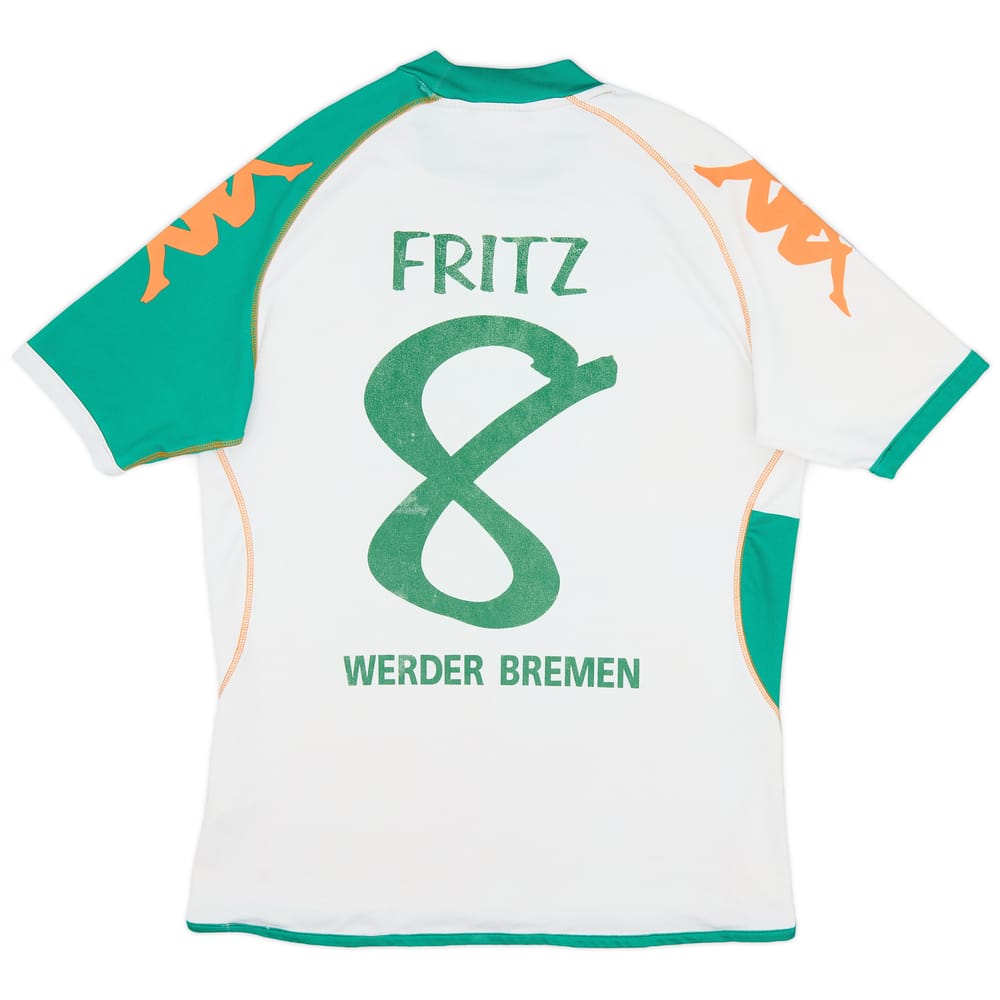 2006-07 Werder Bremen Home Shirt Fritz #8 - 6/10 - (XL)