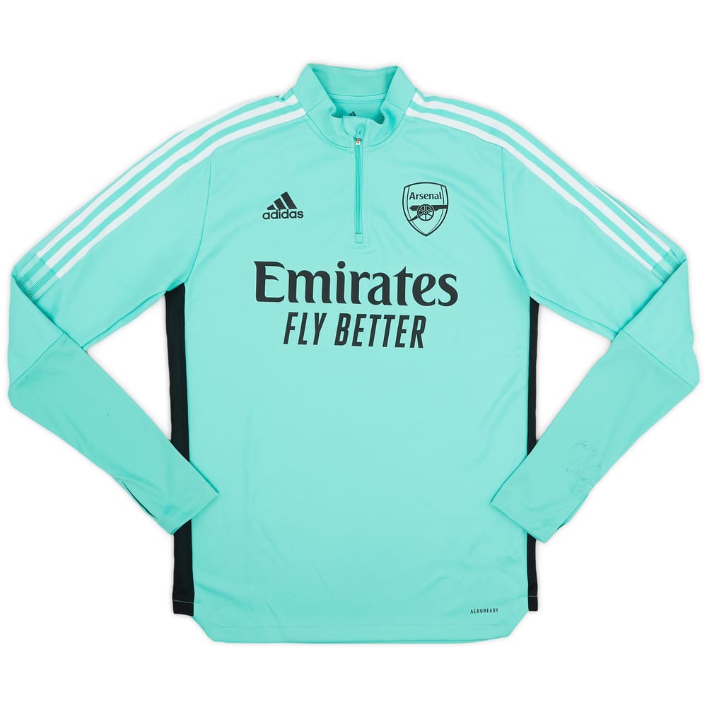 2021-22 Arsenal adidas 1/4 Zip Training Top - 7/10 - (M)