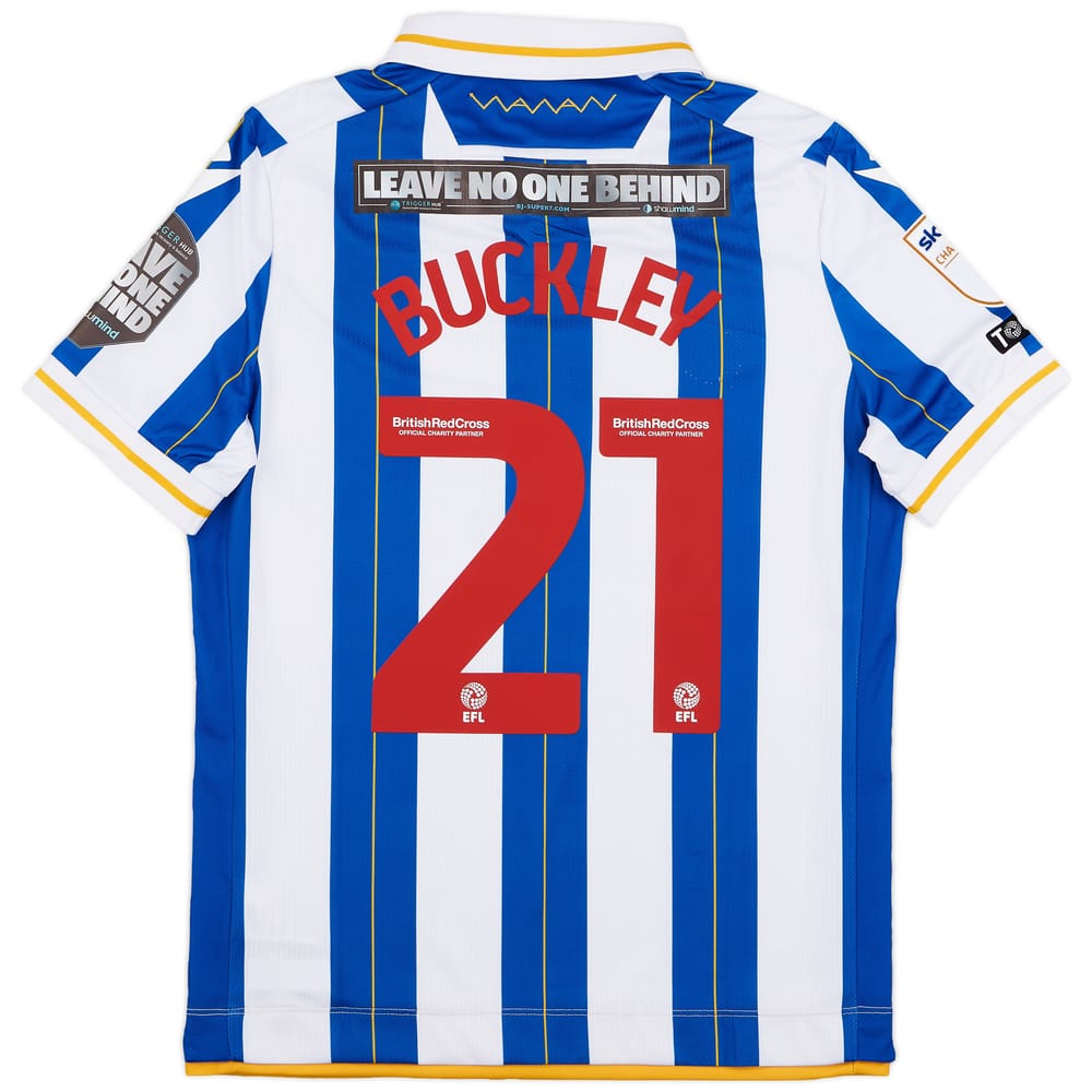 2023-24 Sheffield Wednesday Match Issue Home Shirt Buckley #21