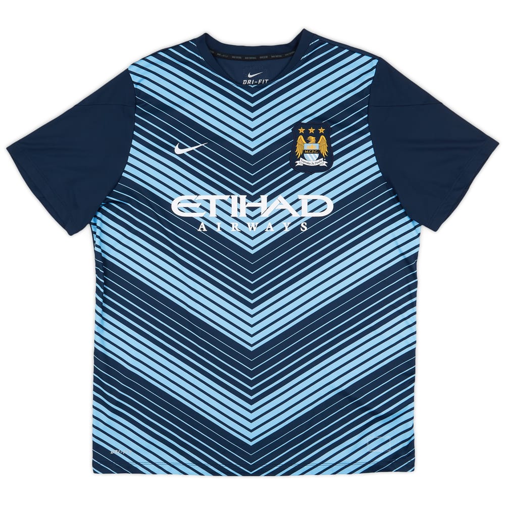 2014-15 Manchester City Nike Training Shirt - 8/10 - (XXL)