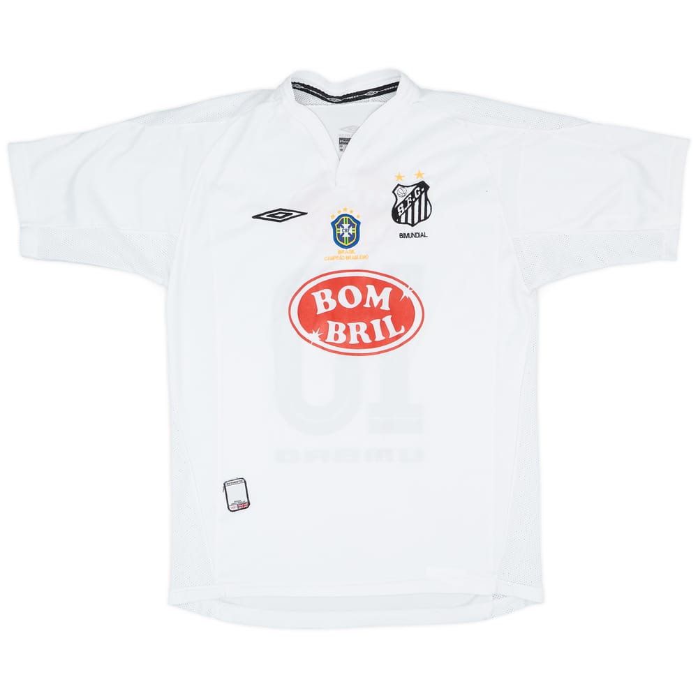 2003 Santos Home Shirt #10 (Diego) - 7/10 - (L)