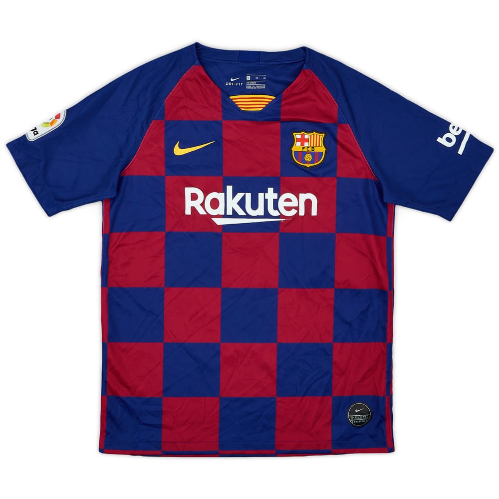 2019-20 Barcelona Home Shirt - 7/10 - (XL.Boys)