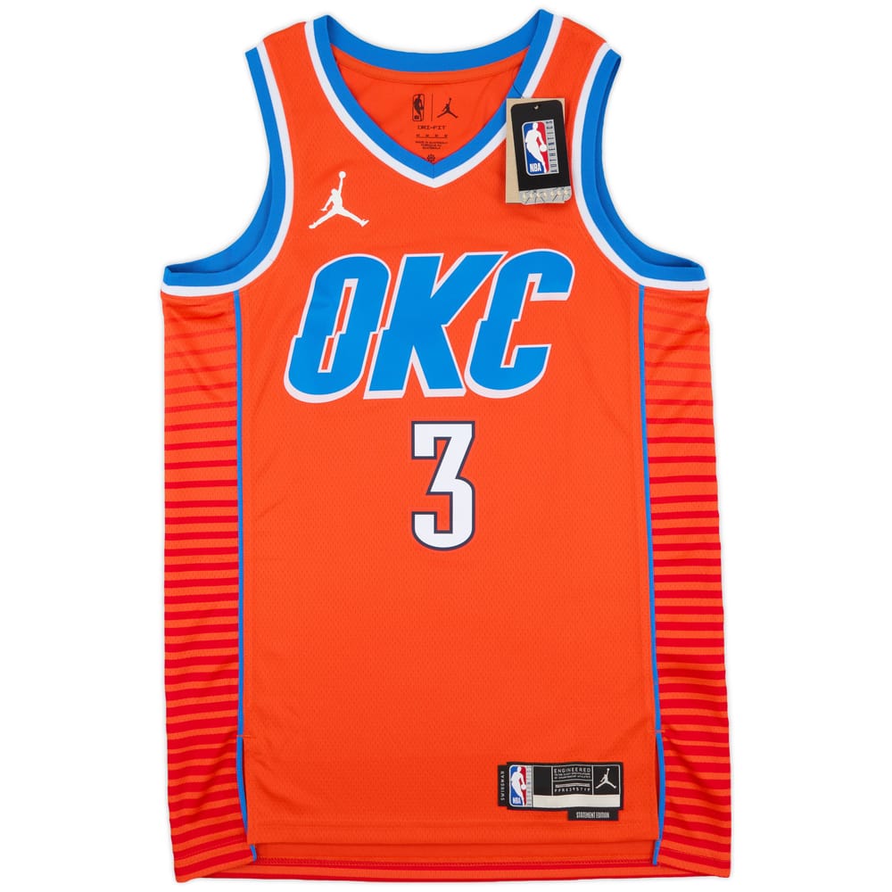 2021-24 Oklahoma City Thunder Giddey #3 Jordan Swingman Jersey (Alternate) M - W/Tags