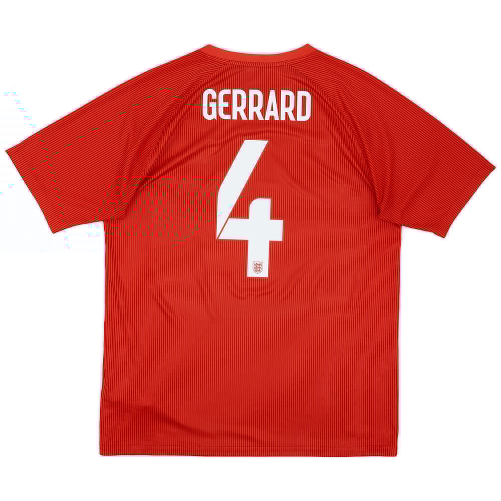 2014-15 England Away Shirt Gerrard #4 - 5/10 - (L)