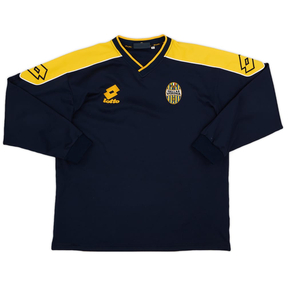 2000-02 Hellas Verona Lotto Training L/S Shirt - 7/10 - (XL)