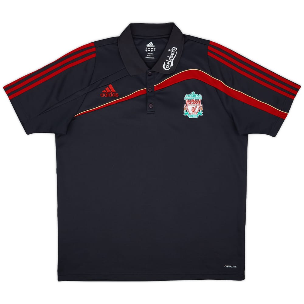 2009-10 Liverpool adidas Polo Shirt - 9/10 - (XL)