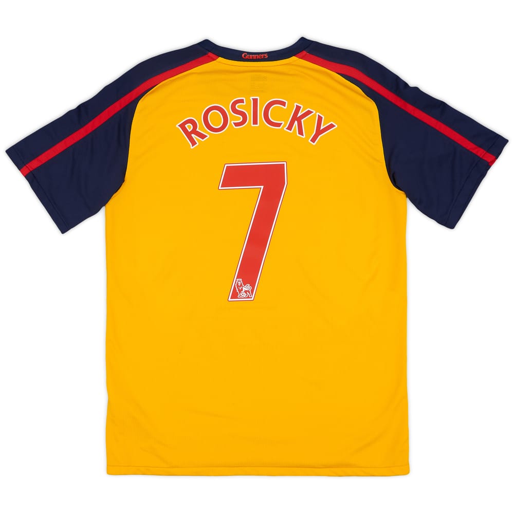 2008-09 Arsenal Away Shirt Rosicky #7 - 8/10 - (S)