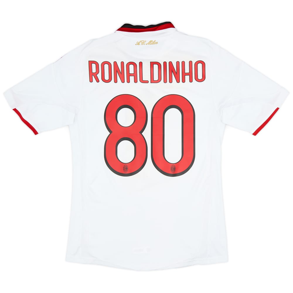 2009-10 AC Milan Away Shirt Ronaldinho #80 - 7/10 - (S)