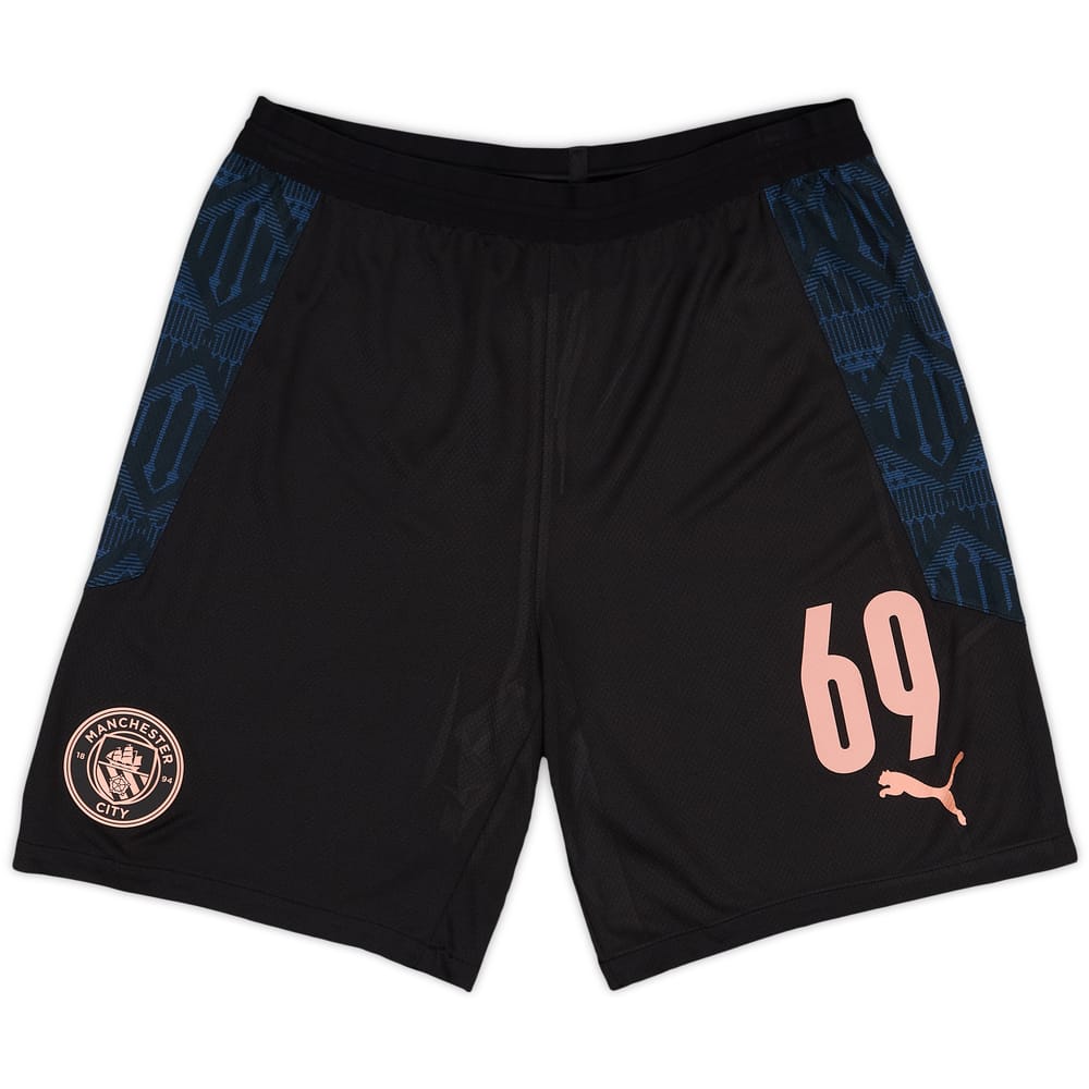 2020-21 Manchester City Player Issue Away Shorts #69 (Doyle) - 9/10 - (M)