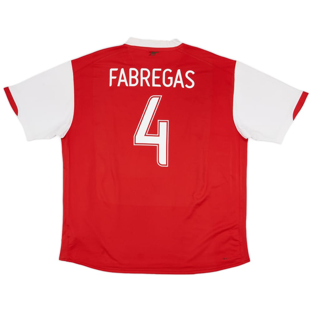 2006-08 Arsenal Home Shirt Fabregas #4 - 6/10 - (XXL)