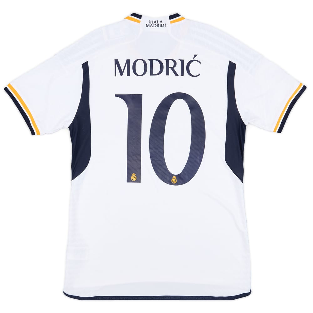 2023-24 Real Madrid Authentic Home CL Shirt Modric #10