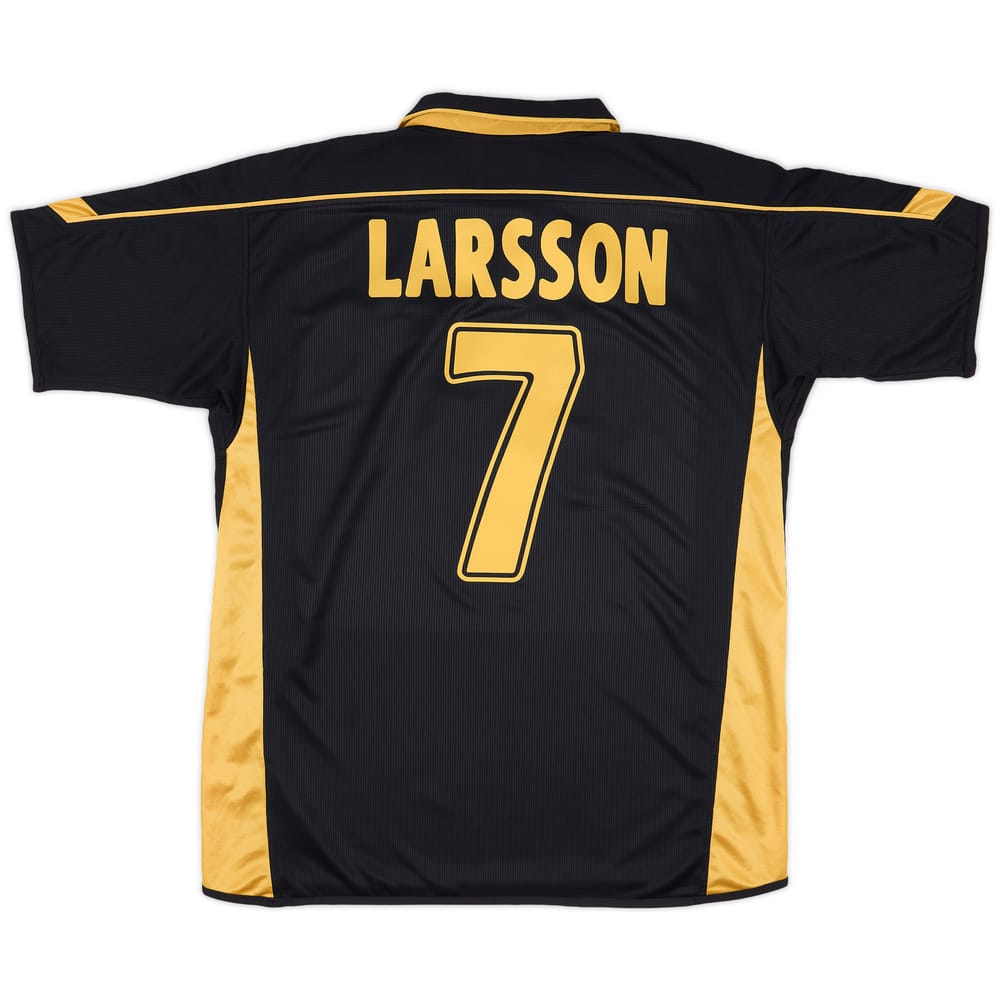 2003-04 Celtic Away Shirt Larsson #7 - 8/10 - (L)