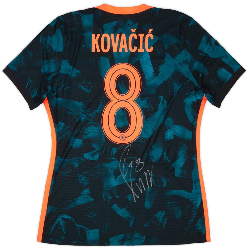2021-22 Chelsea Player Issue Signed Third Shirt Kovačić #8 - As New - (L)