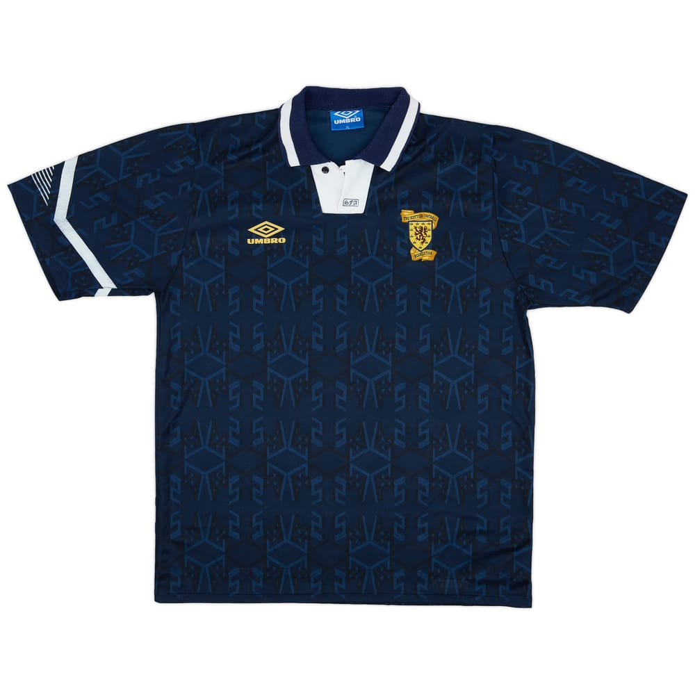 1991-94 Scotland Home Shirt - 7/10 - (XL)