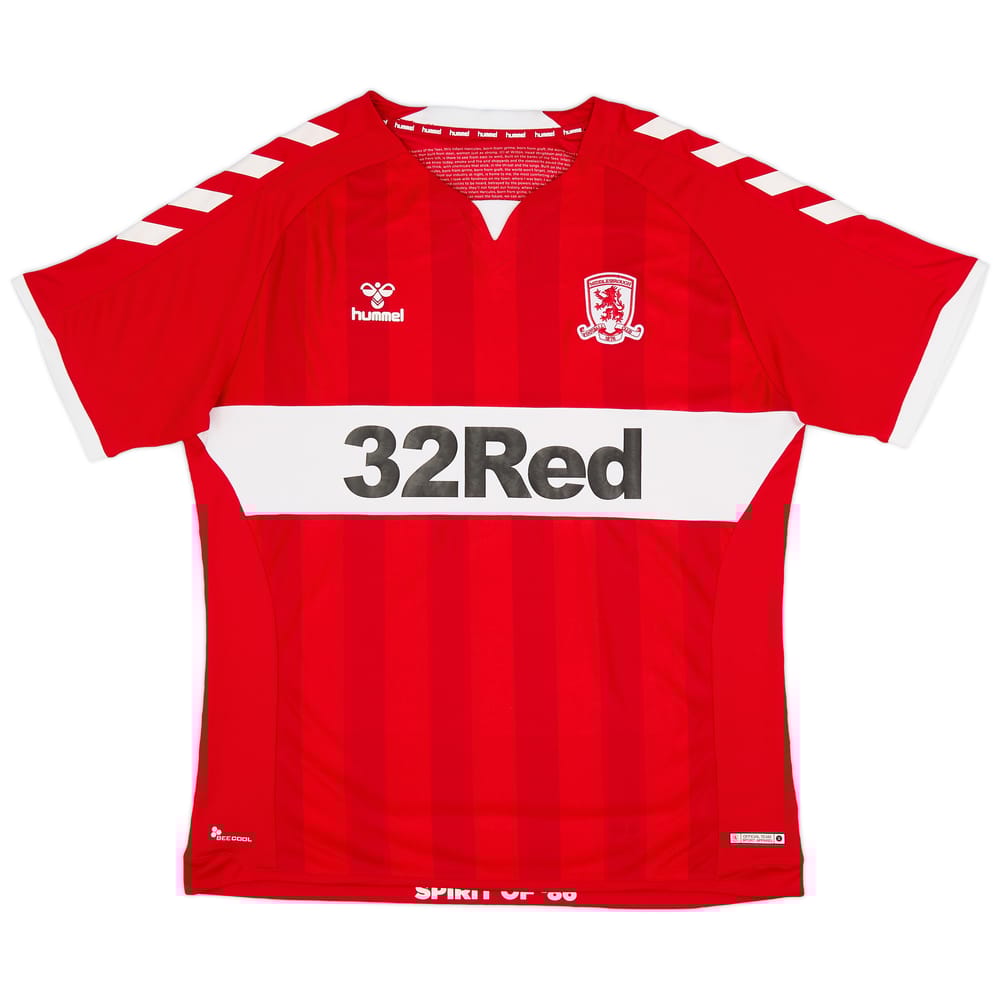 2018-19 Middlesbrough Home Shirt - 9/10 - (XXL)