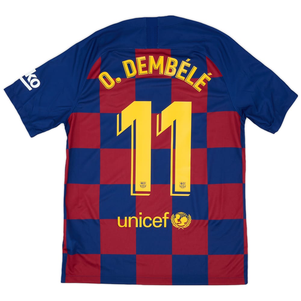 2019-20 Barcelona Home Shirt O. Dembélé #11 - 10/10 - (M)