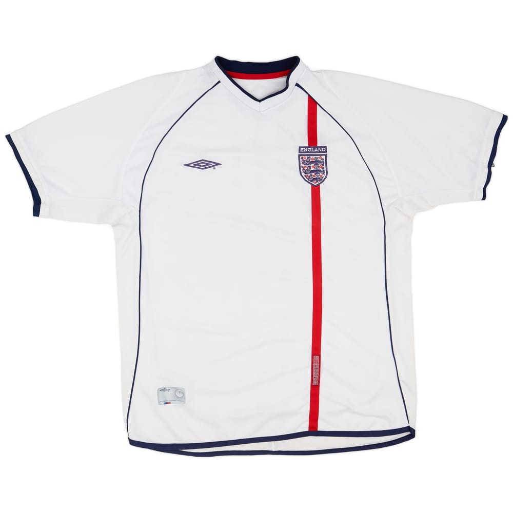 2001-03 England Home Shirt - 5/10 - (3XL)