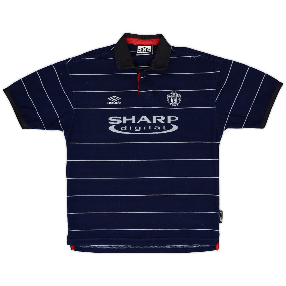 1999-00 Manchester United Away Shirt - 8/10 - (XL.Boys)