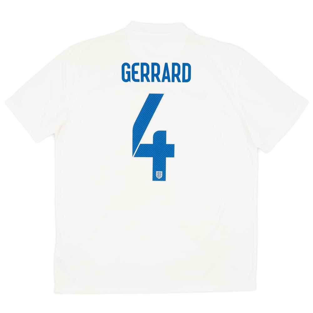 2014-15 England Home Shirt Gerrard #4 - 6/10 - (XL)