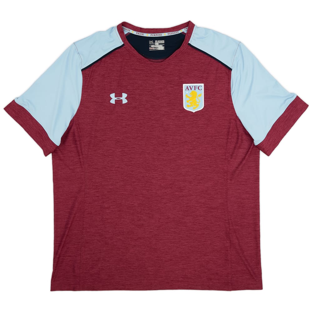 2016-17 Aston Villa Under Armour Training Shirt - 9/10 - (3XL)