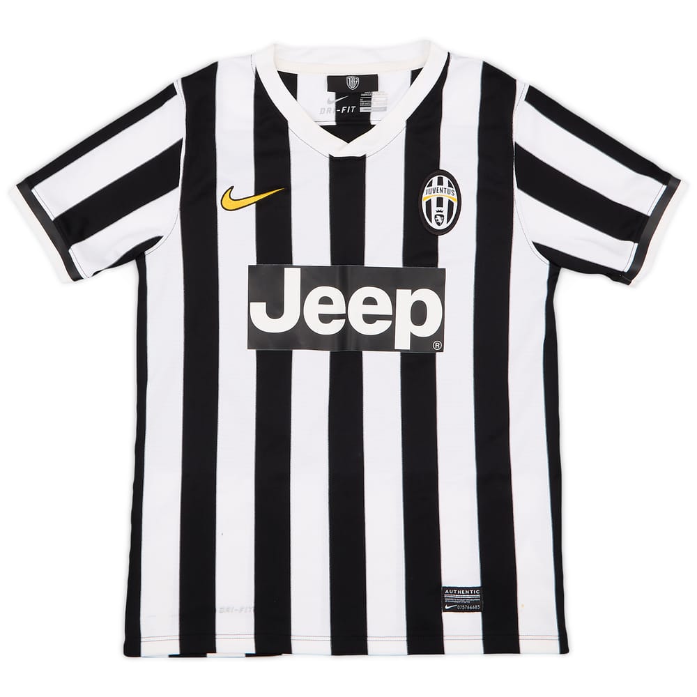 2013-14 Juventus Home Shirt - 8/10 - (M.Boys)