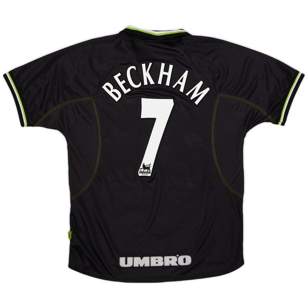 1998-99 Manchester United Third Shirt Beckham #7 - 9/10 - (L)