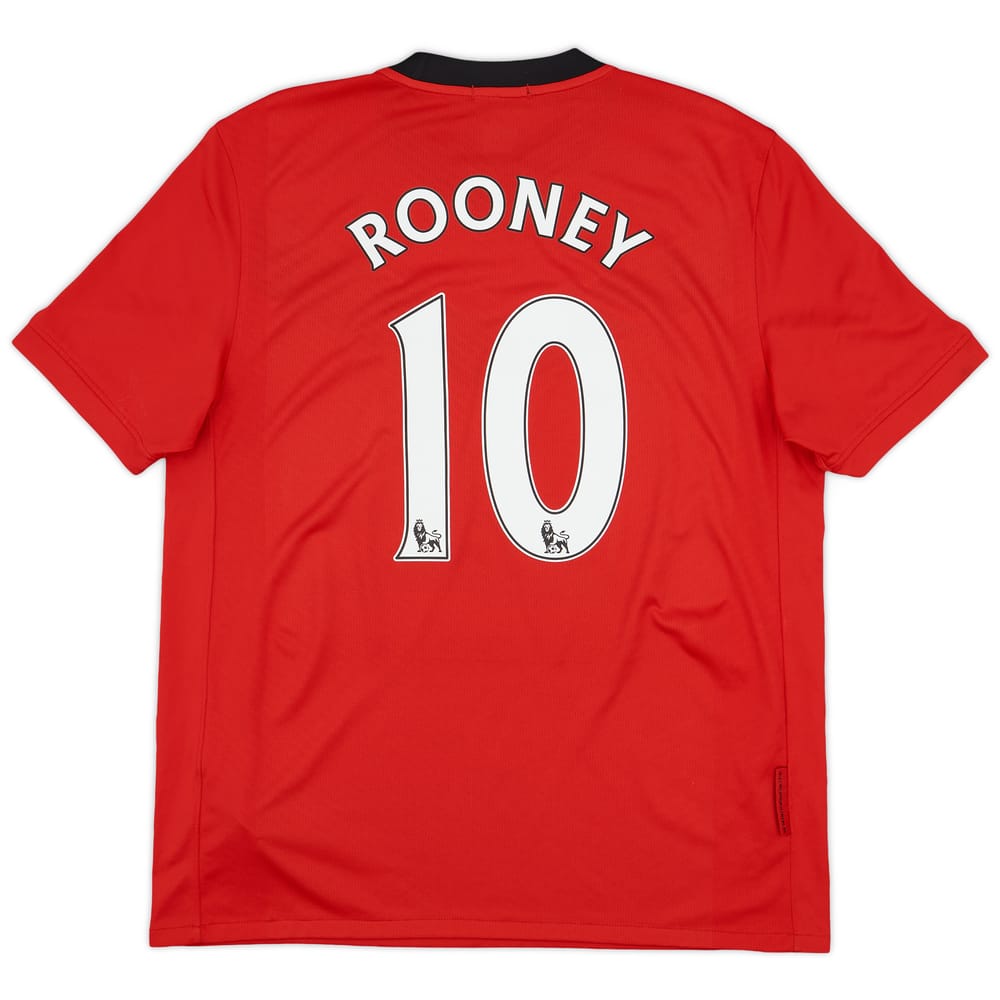 2009-10 Manchester United Home Shirt Rooney #10 - 7/10 - (L)