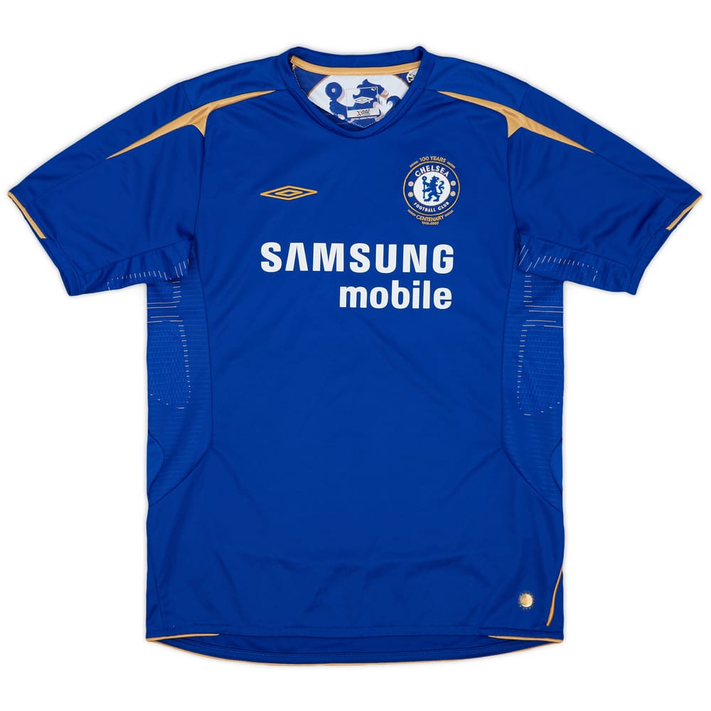 2005-06 Chelsea Centenary Home Shirt - 8/10 - (XL.Boys)