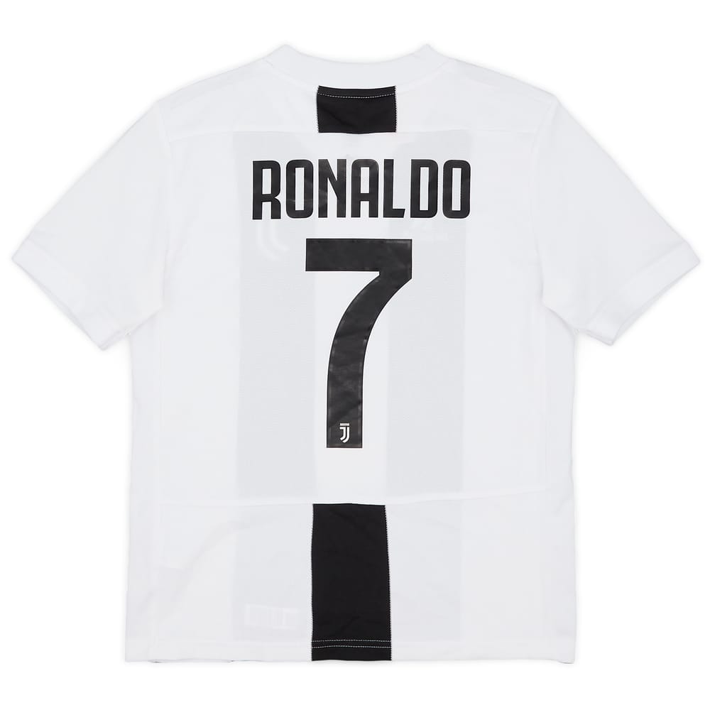 2018-19 Juventus Home Shirt Ronaldo #7 - 8/10 - (M.Boys)