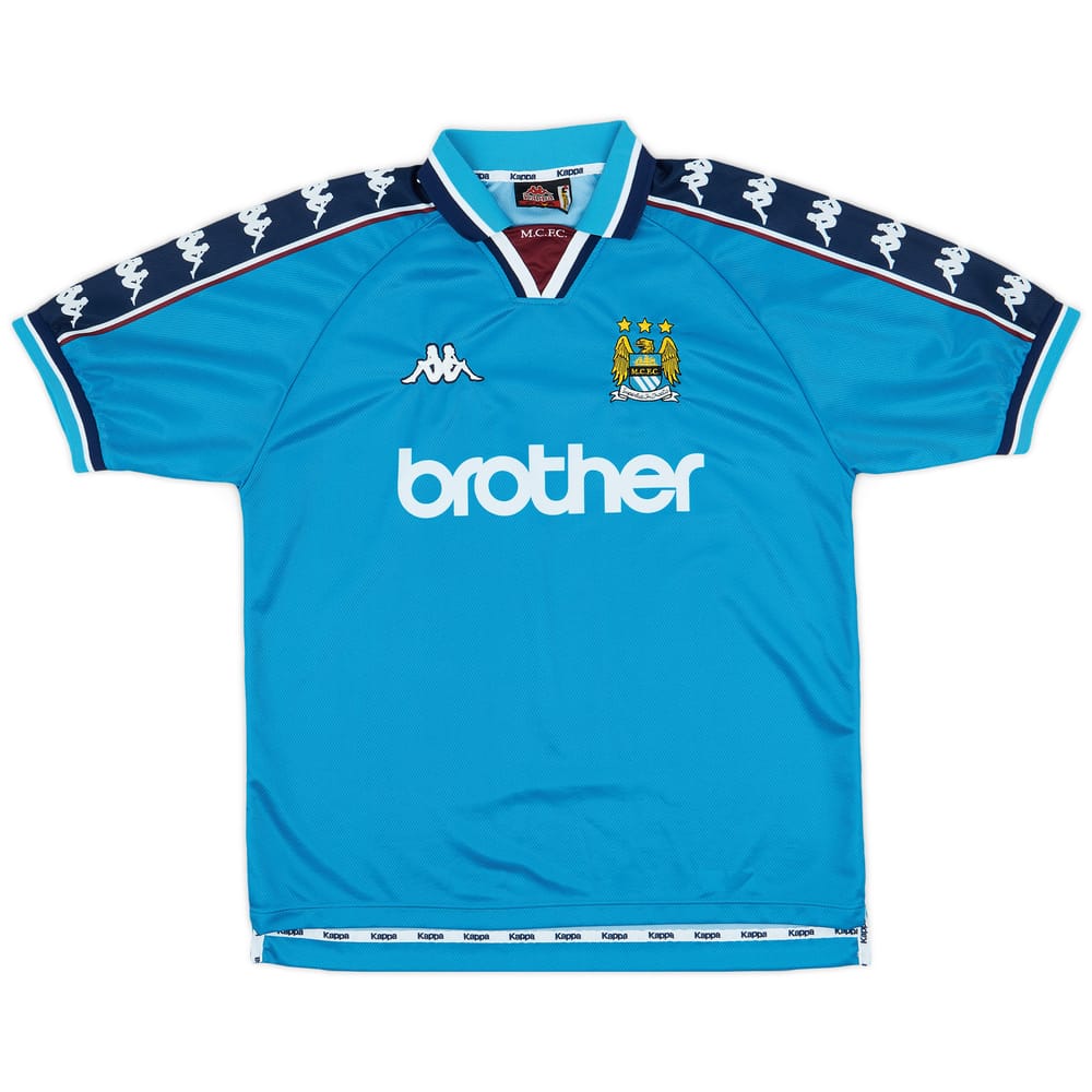 1997-99 Manchester City Home Shirt - 10/10 - (L)