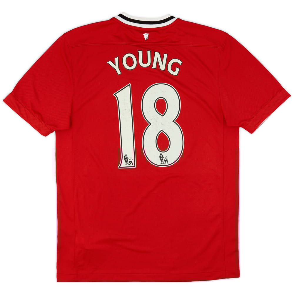 2011-12 Manchester United Home Shirt Young #18 - 5/10 - (M)
