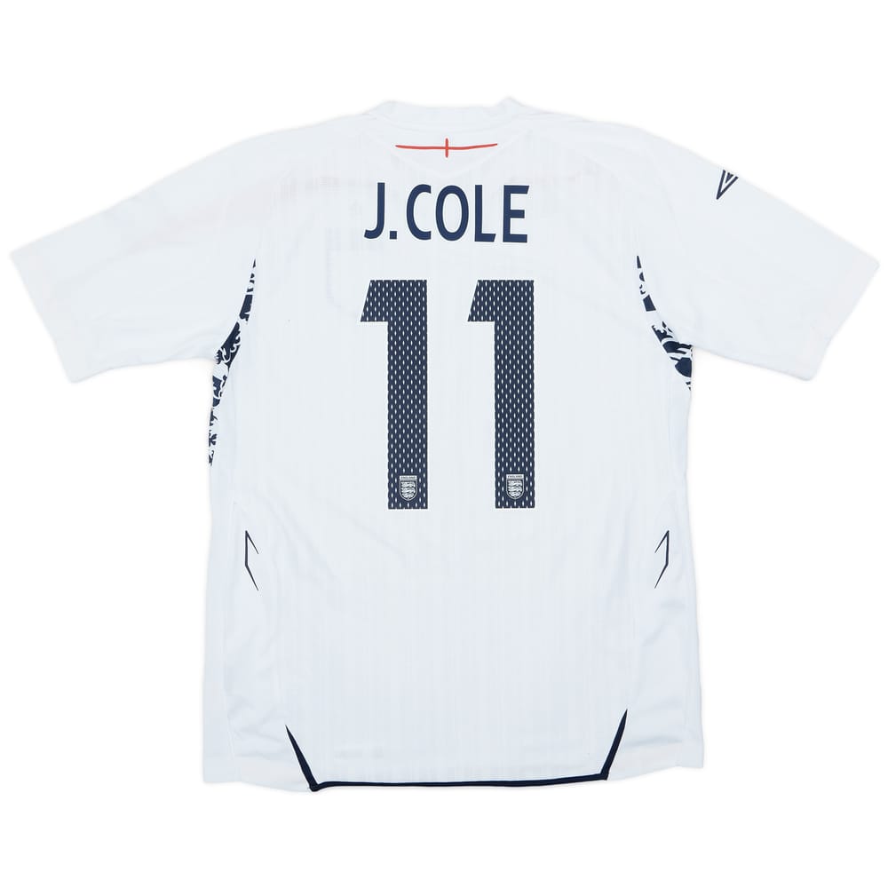 2007-09 England Home Shirt J.Cole #11 - 9/10 - (L)