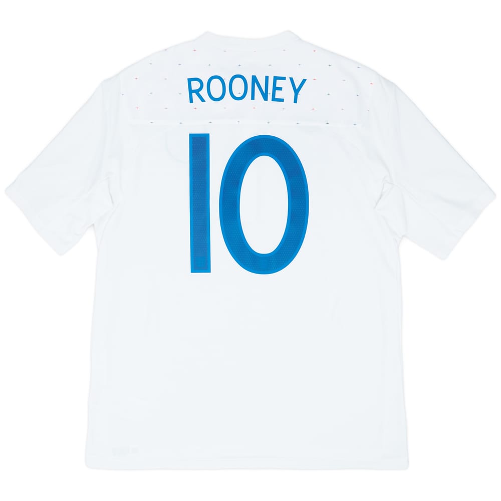 2010-11 England Home Shirt Rooney #10 - 8/10 - (L)