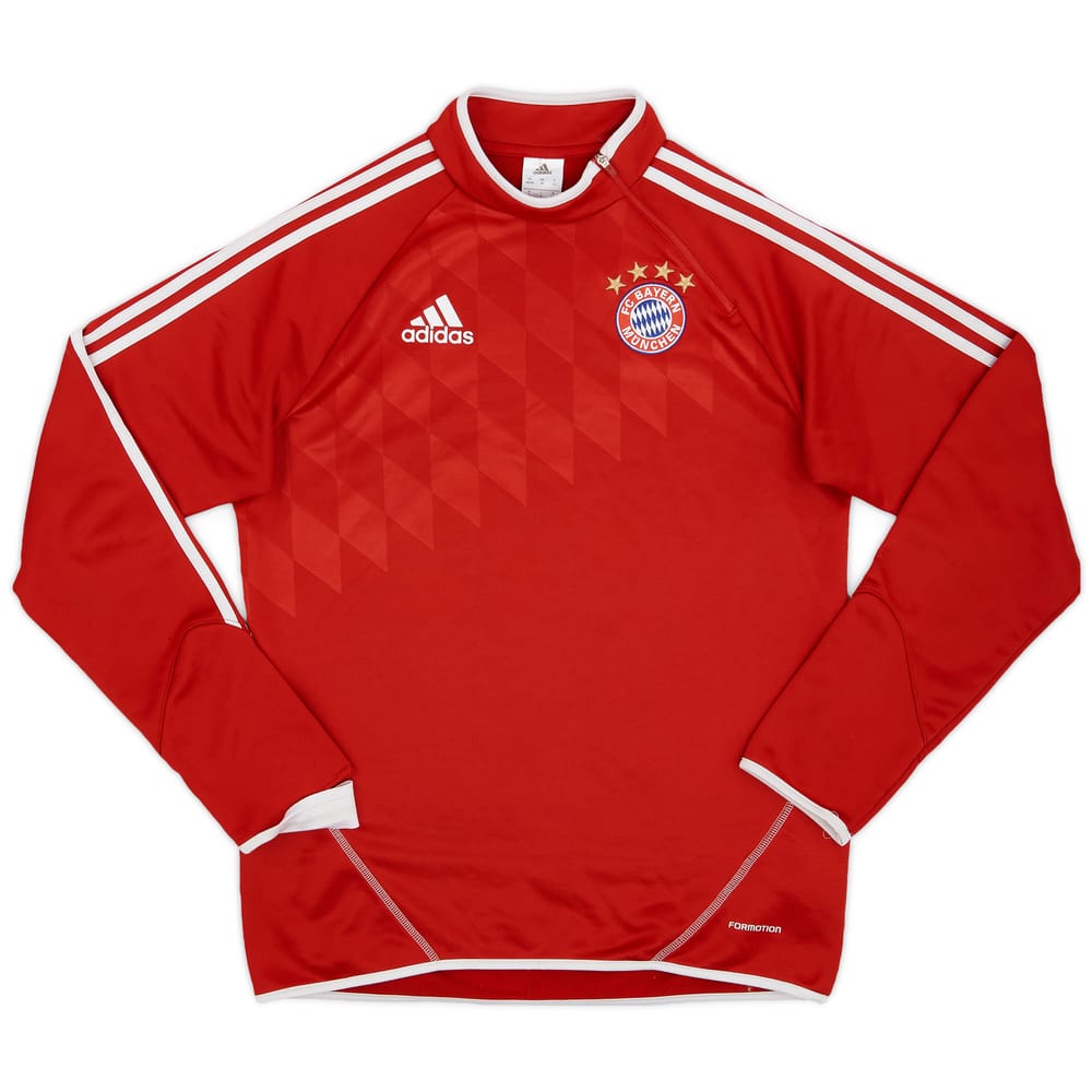 2013-14 Bayern Munich adidas 1/4 Zip Training Top - 8/10 - (M)