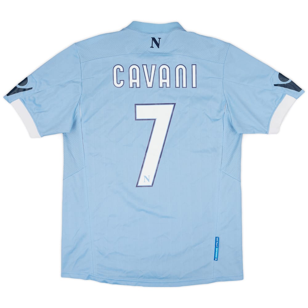 2010-11 Napoli Home Shirt Cavani #7 - 4/10 - (M)